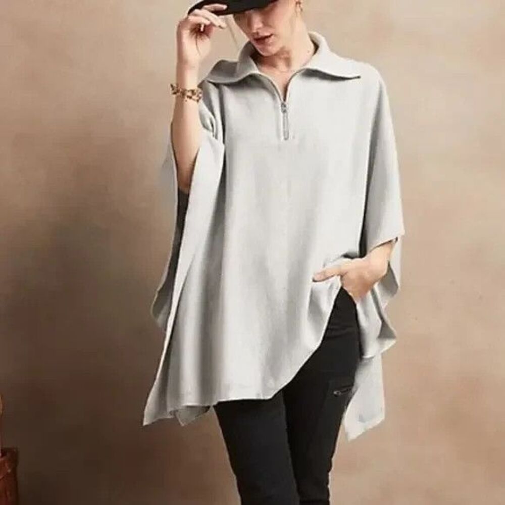 Banana Republic Knit Sweater Poncho L4